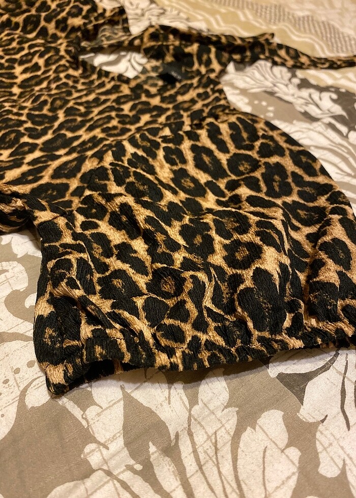 Leopar elbise - Görsel 2