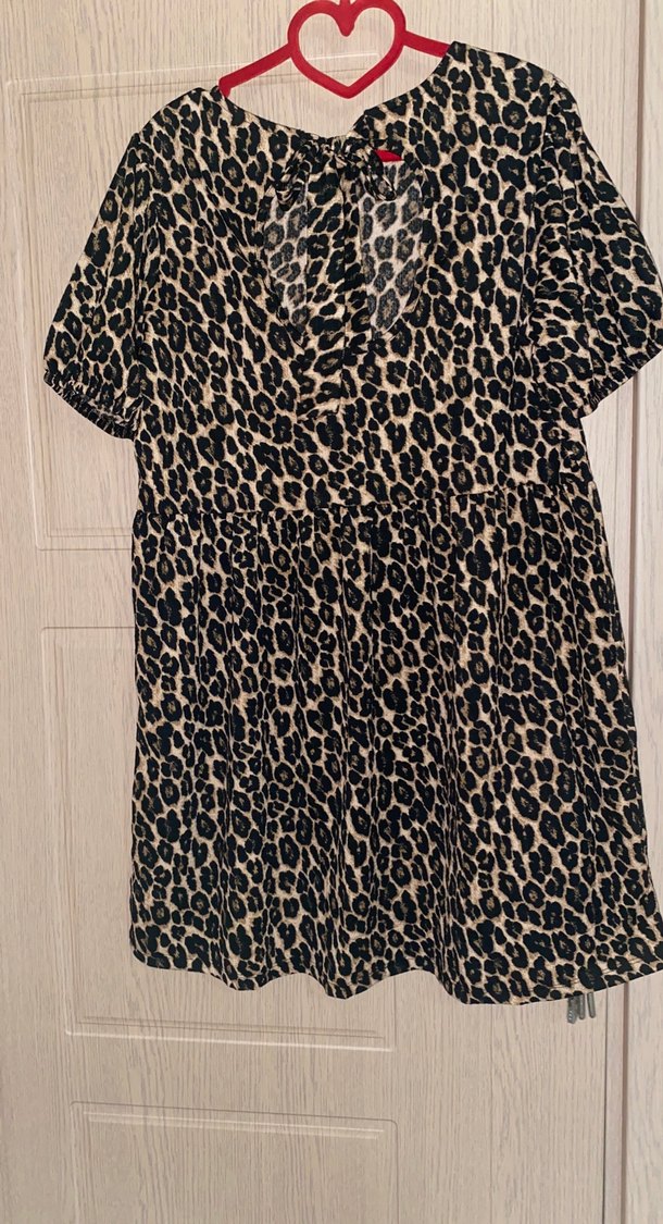 Leopar elbise - Görsel 5