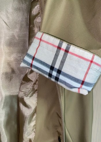 Bej Uzun Kadın Trençkot - Görsel 5