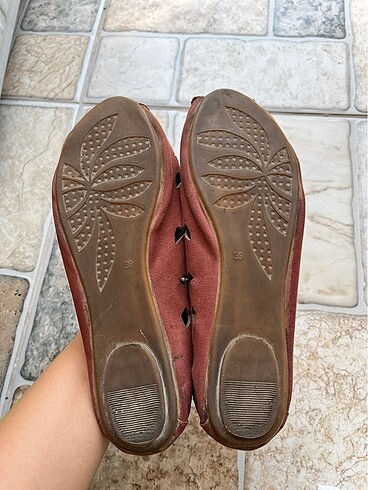 39 Beden Gül rengi Yazlık sandalet