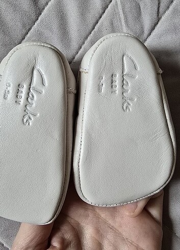 Clarks Clarks bebek deri ayakkabı 0-3 aylik