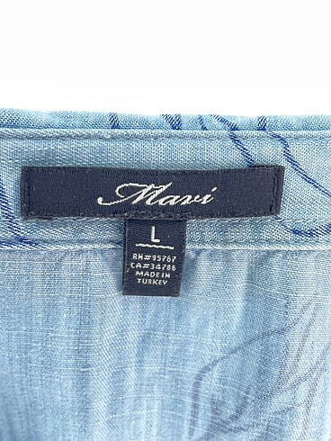 l Beden mavi Renk Mavi Jeans Gömlek %70 İndirimli.