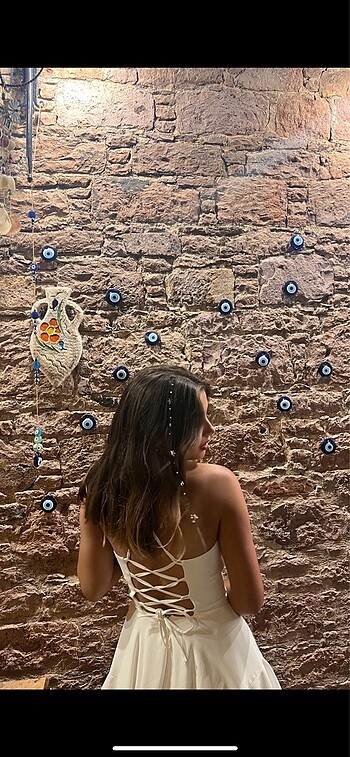 Diğer Beyaz mezuniyet, nikah, özel gün elbisesi