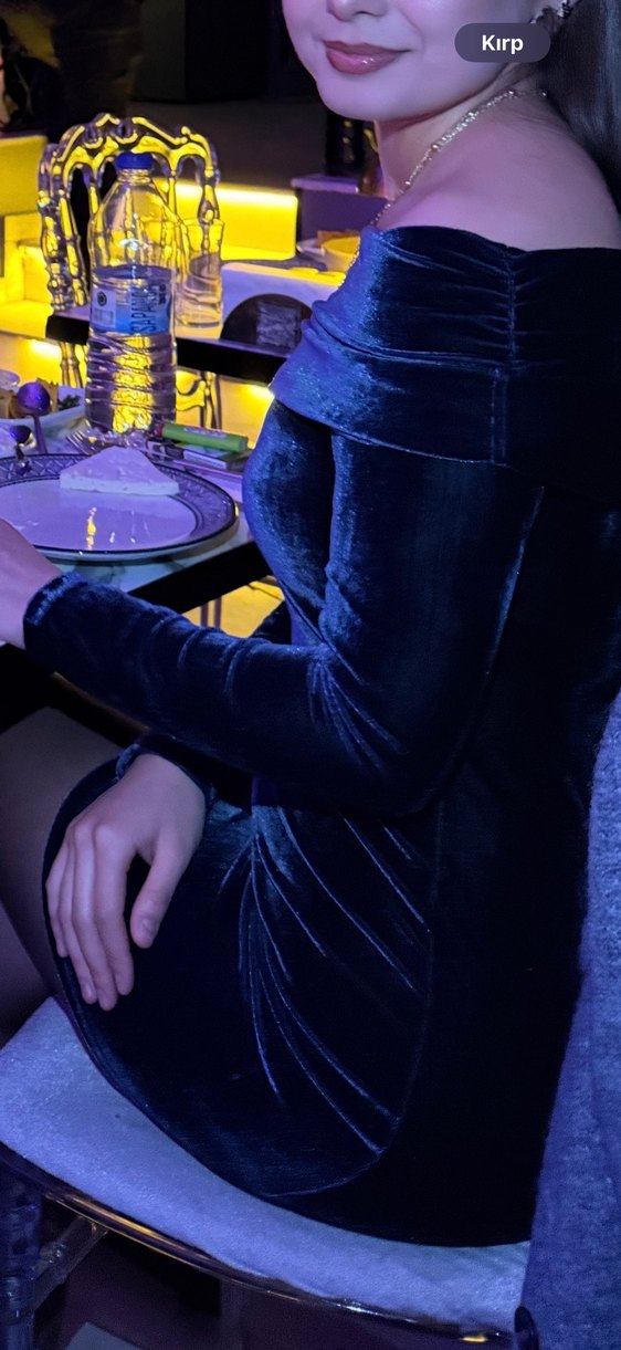 Parlak Siyah Desenli Kadın Kulak Manşeti - Görsel 2