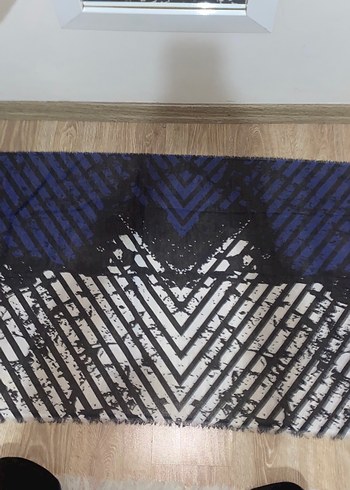 Mavi Bohem Kadın Şal Velcro Detaylı - Görsel 2