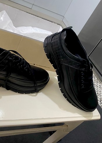 Siyah Bağcıklı Erkek kaliteli ayakkabı - Görsel 7