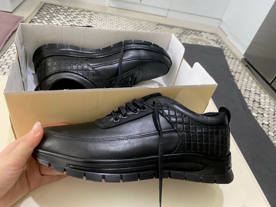 Siyah Bağcıklı Erkek kaliteli ayakkabı - Görsel 2