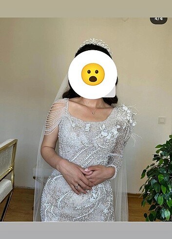 Balık model gelinlik - Görsel 3