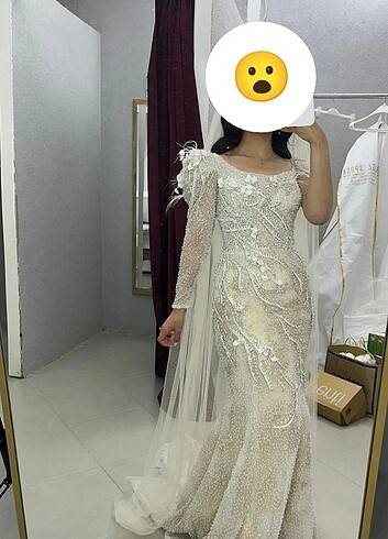 Balık model gelinlik - Görsel 2