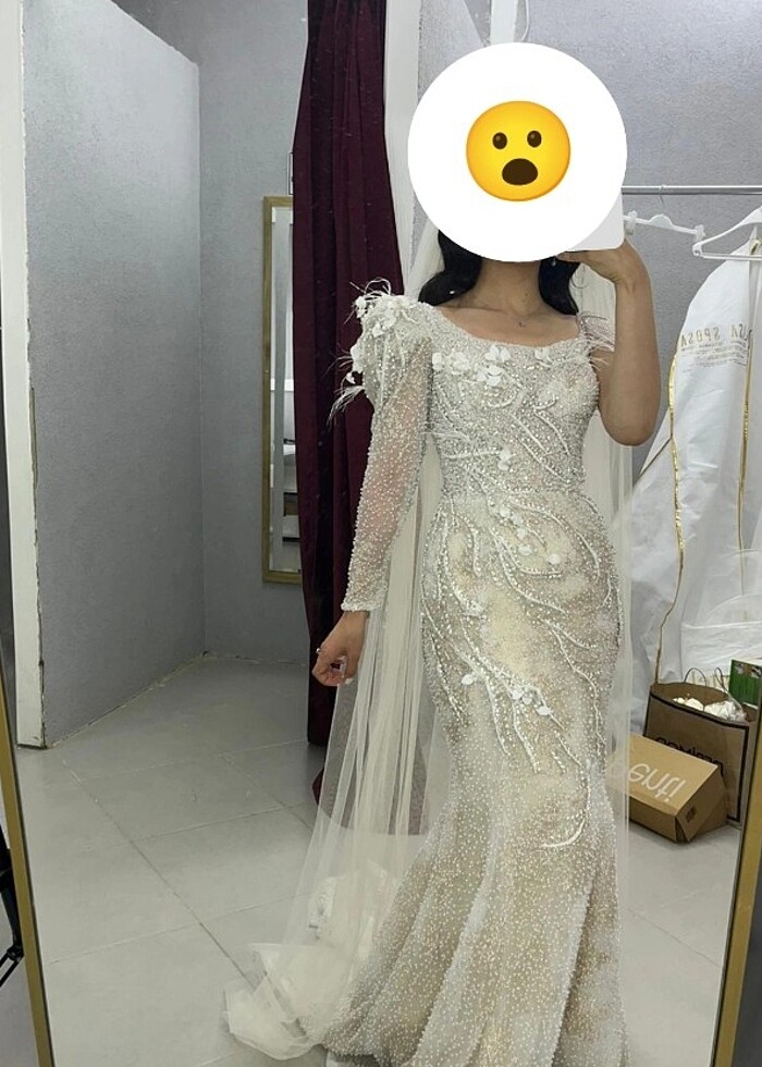 Balık model gelinlik - Görsel 2