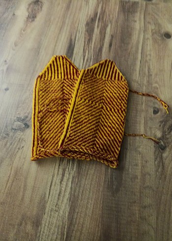 İşlemeli Parlak Sarı Fırın Eldiveni - Görsel 3