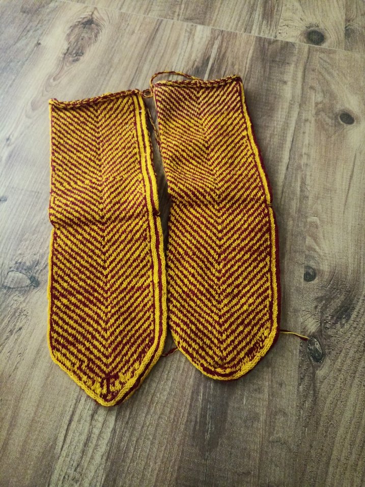 İşlemeli Parlak Sarı Fırın Eldiveni - Görsel 2
