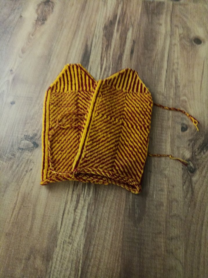 İşlemeli Parlak Sarı Fırın Eldiveni - Görsel 3