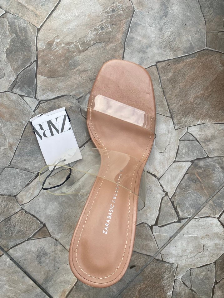 Bej Yılan Desenli Tokalı Kadın Terlik - Görsel 2