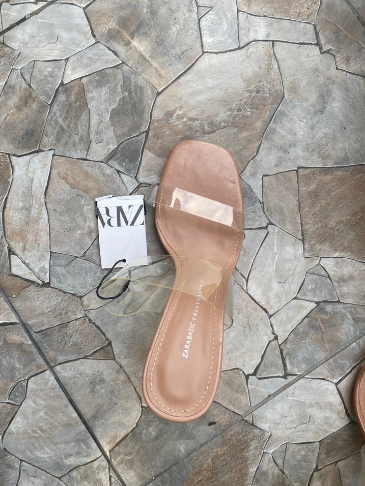 Bej Yılan Desenli Tokalı Kadın Terlik - Görsel 4