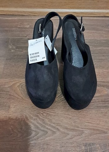 Siyah Platform Topuklu Kadın Ayakkabı - Görsel 4