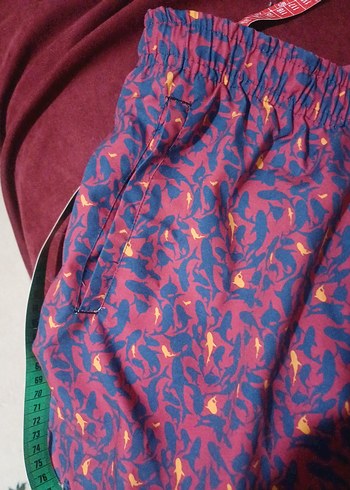 Exuma marka .Renkli  desenli   Mini Mayo Şort xxl beden. - Görsel 5