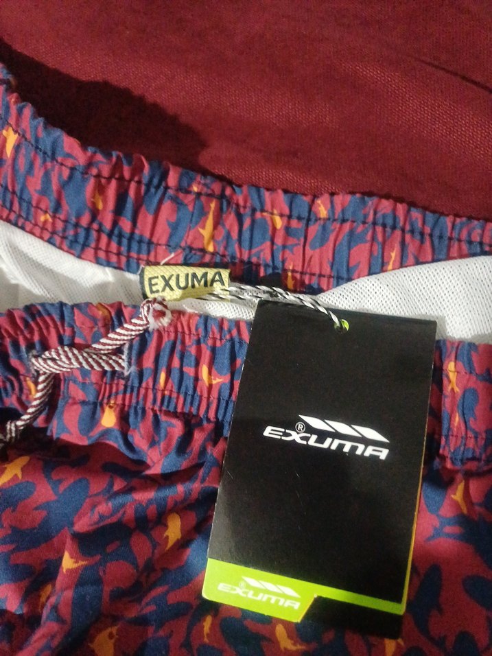 Exuma marka .Renkli  desenli   Mini Mayo Şort xxl beden. - Görsel 4