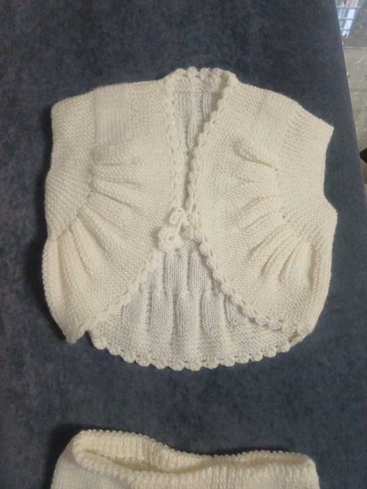 Bebek  Krem el şiş  Örgü - Görsel 2
