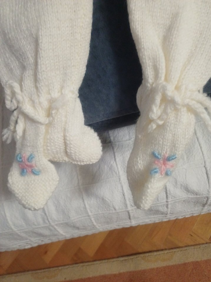 Bebek  Krem el şiş  Örgü - Görsel 4