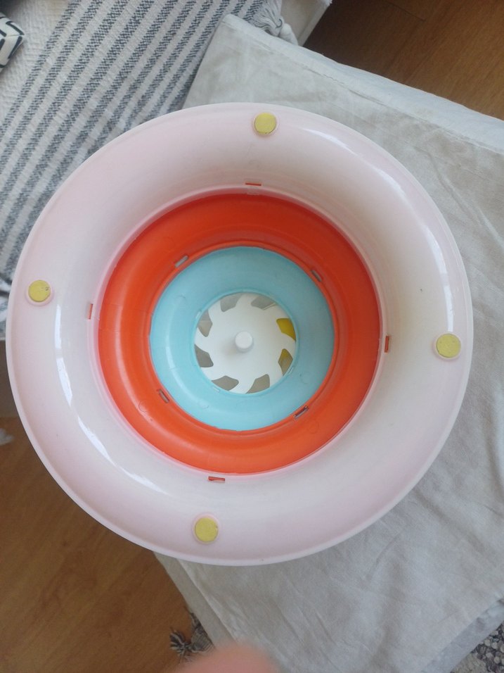 Renkli  Top lu  kedi oyuncağı - Görsel 5