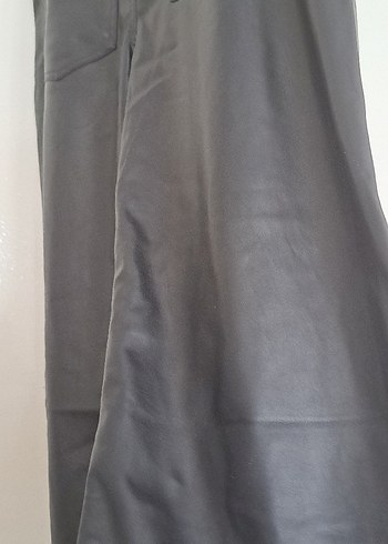 Siyah Deri Kemerli Pantolon - Görsel 5