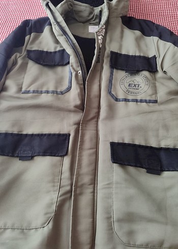 Gri Erkek Çocuk Fermuarlı Street Wear Ceket - Görsel 2