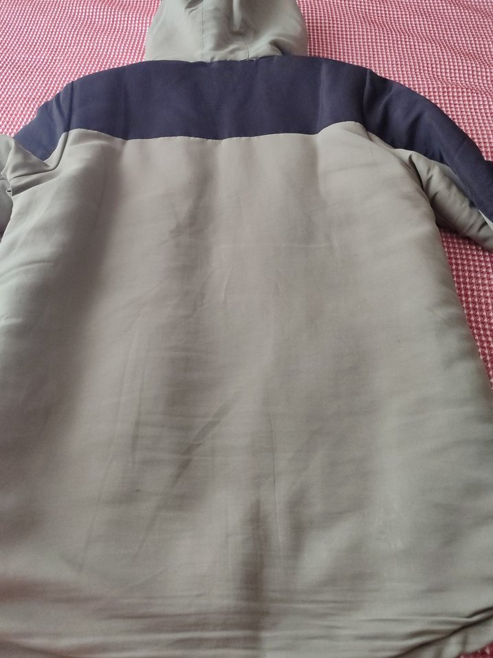 Gri Erkek Çocuk Fermuarlı Street Wear Ceket - Görsel 5