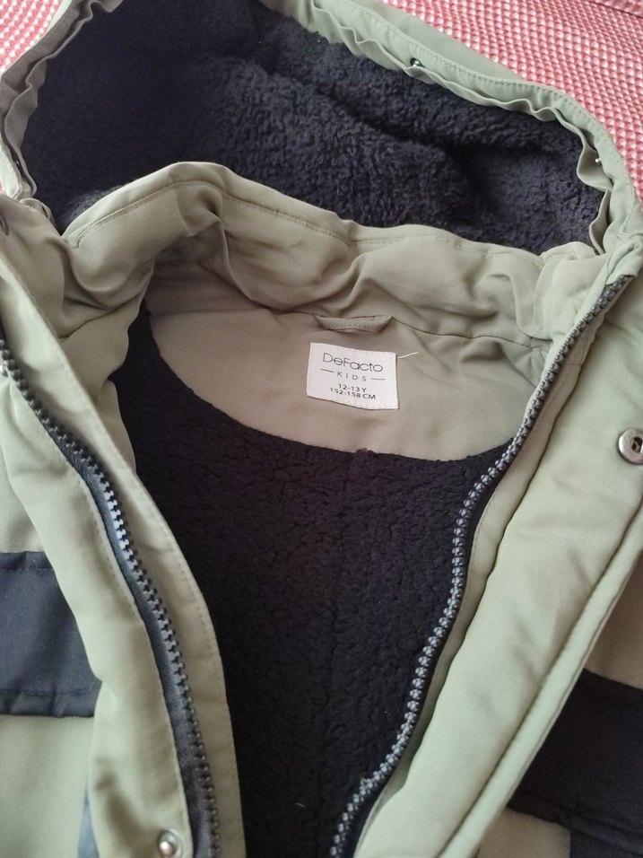 Gri Erkek Çocuk Fermuarlı Street Wear Ceket - Görsel 3