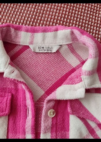 Pembe Düğmeli  Gömlek - Görsel 3