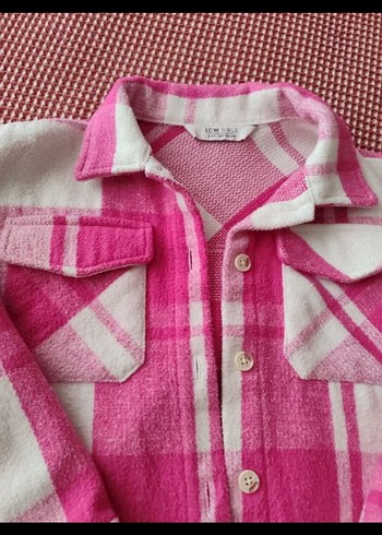 Pembe Düğmeli  Gömlek - Görsel 2