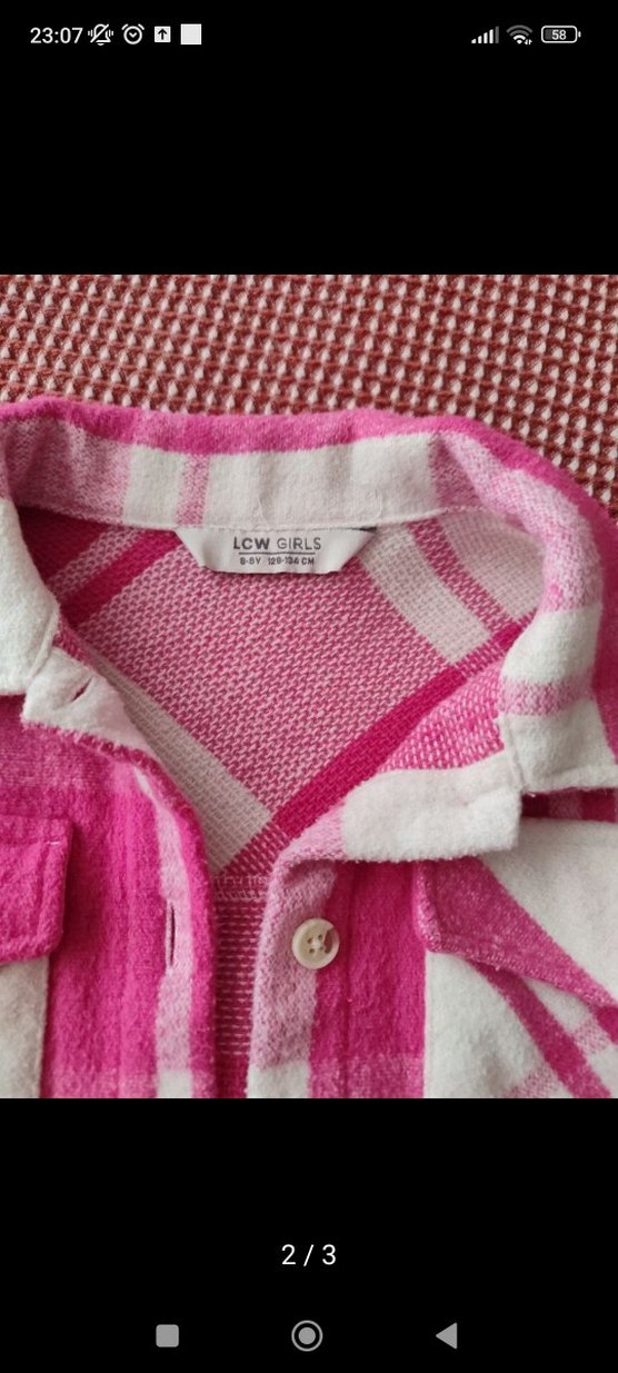 Pembe Düğmeli  Gömlek - Görsel 3