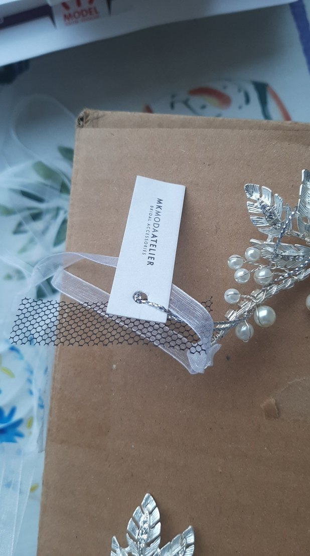 Boncuklu Metal Yapraklı Bohem Saç Aksesuarı - Görsel 4