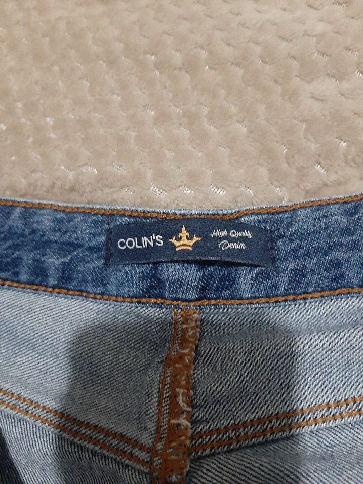 mqvi Tonlu Bol Kesim Midi Kot Pantolon - Görsel 4