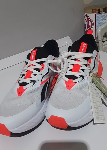 Erkek Spor Gri Beyaz Reebok Sneaker - Görsel 3