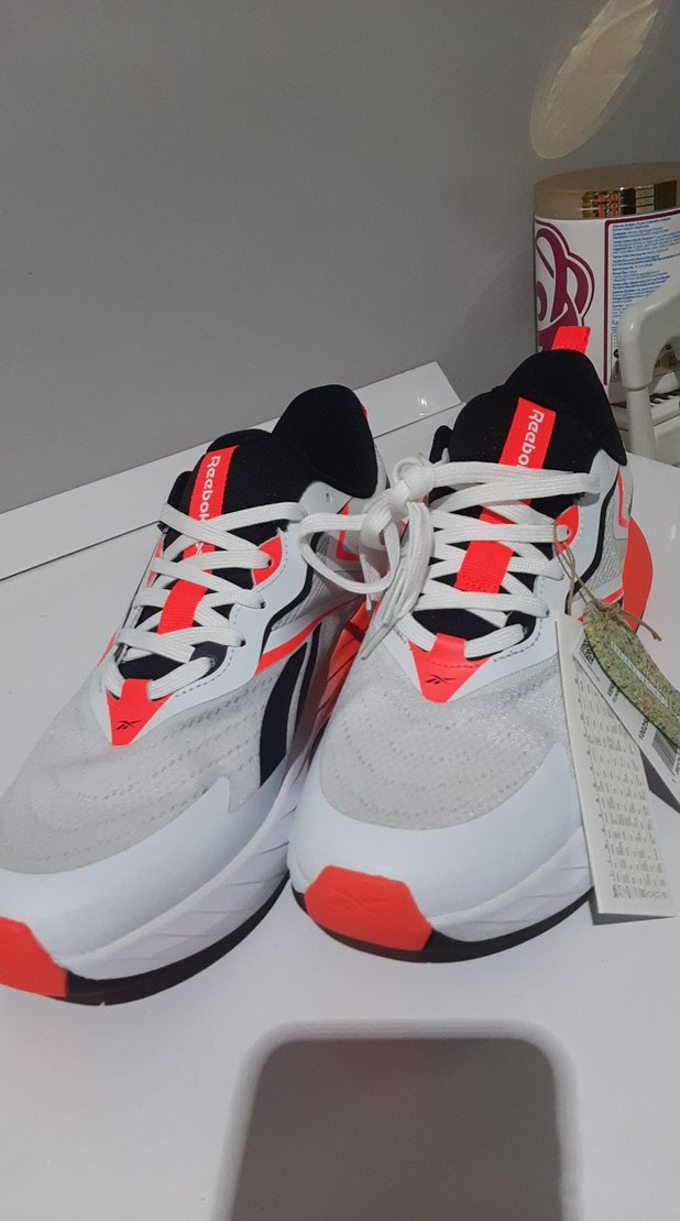 Erkek Spor Gri Beyaz Reebok Sneaker - Görsel 3