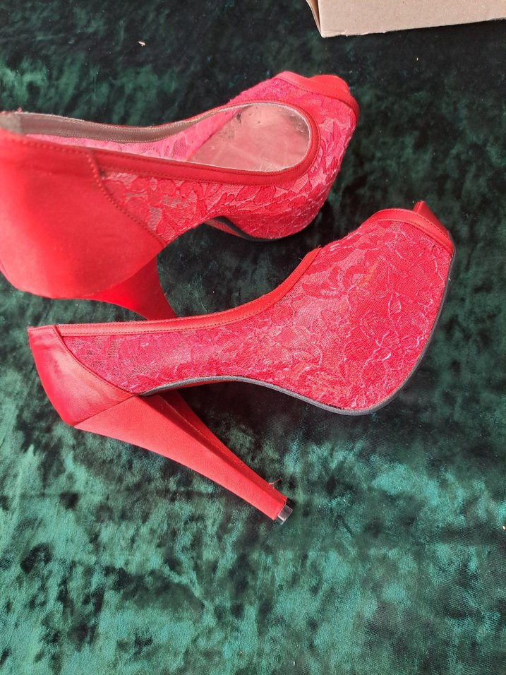 dantel tasarım bayan ayakkabı - Görsel 2