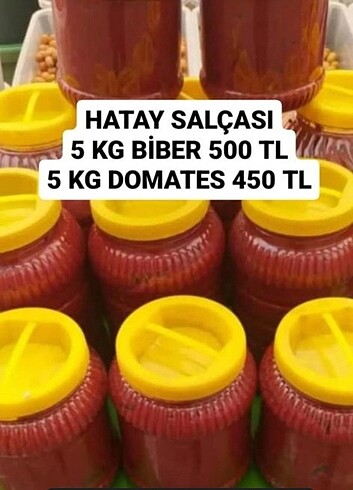 Hatay domates ve biber salçası
