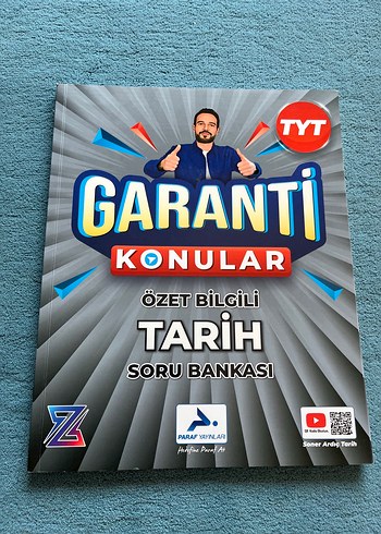 YKS TYT Tarih Paraf Yayınları Soner Ardıç