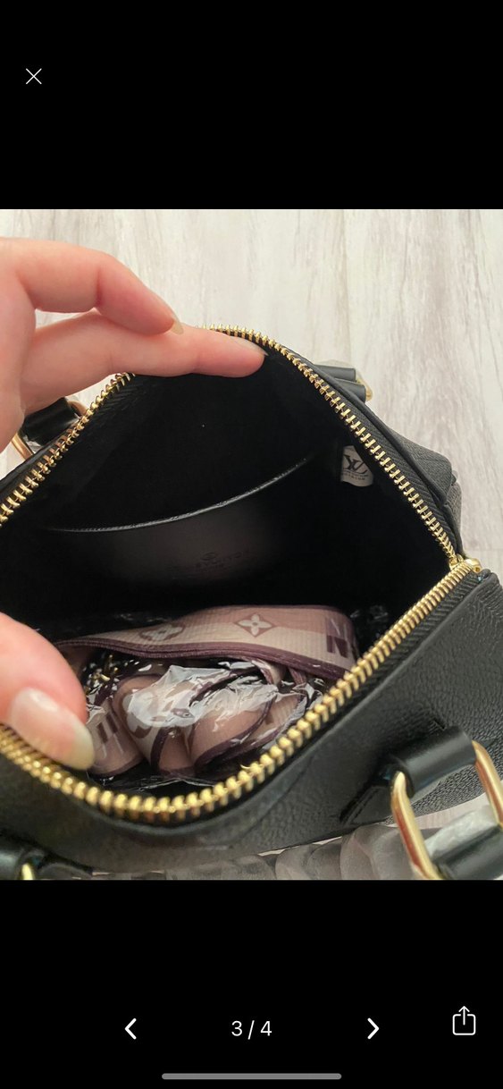 Louis Vuitton Siyah Deri Kadın Çanta - Görsel 3