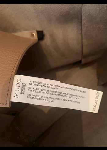 Mudo Bej Deri Kadın Omuz Çantası - Görsel 3