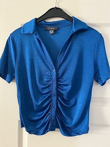 Primark önü büzgü detay t-shirt