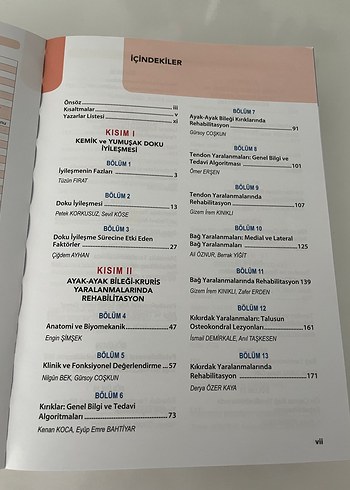 Alt Ekstremite Yaralanmalarında Rehabilitasyon Kitabı