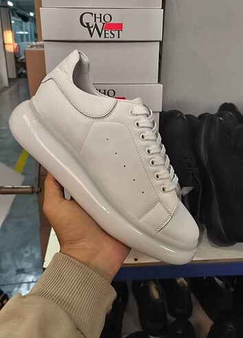 Hakiki Deri Erkek Snekar Ayakkabı 