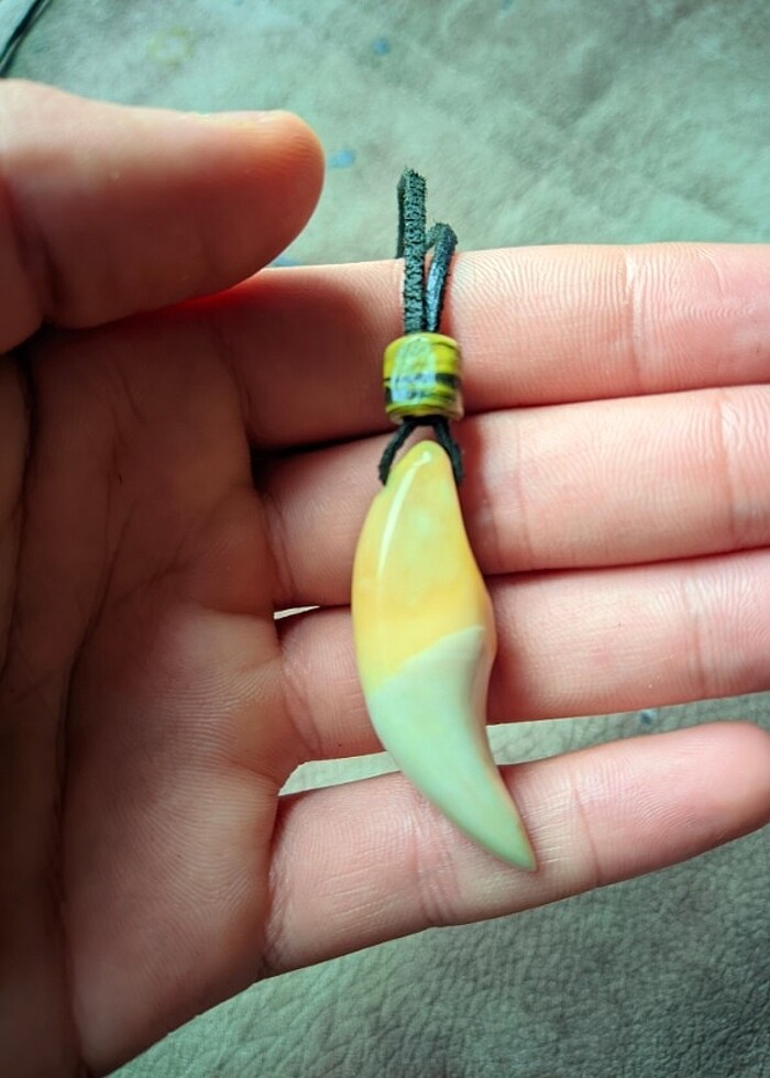 AYI DİŞİ KOLYE - Görsel 3