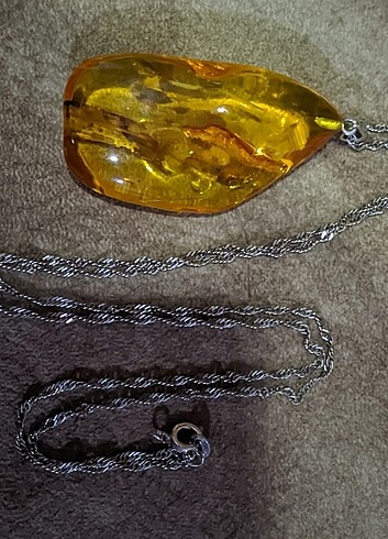 DAMLA KEHRİBAR KOLYE UCU - Görsel 7