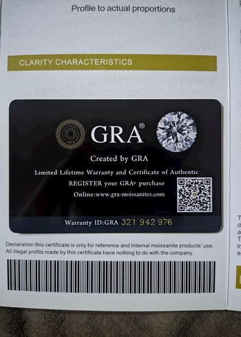 2.0ct Zümrüt Kesim Moissanite - Görsel 6