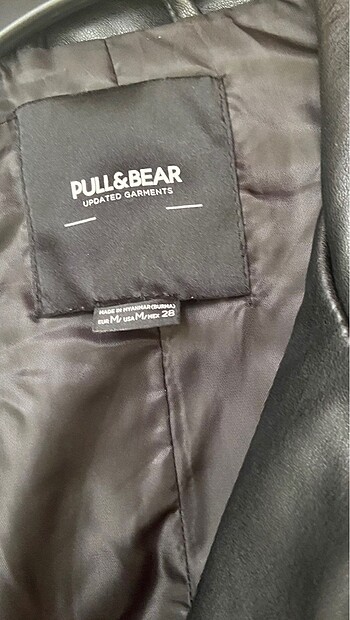 m Beden siyah Renk Pull&bear trençkot
