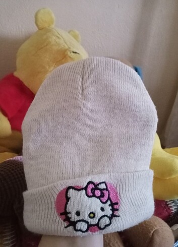 3-5 Yaş, 21 cm Beden Bere Şapka Hello Kitty