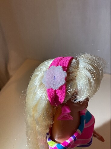  Beden Renk Barbie totally hair remake uzun sarı koleksiyon bebeği tüm akses